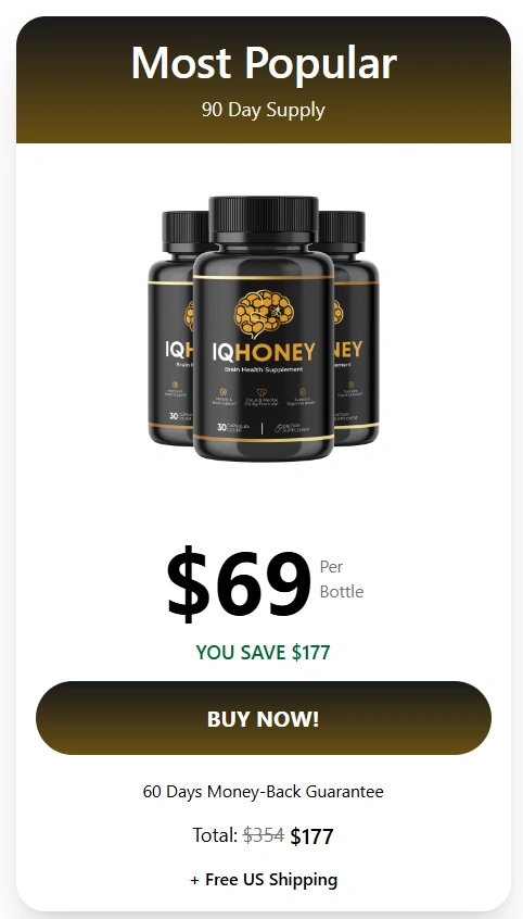 IQHoney 3 Bottle Price