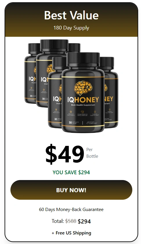 IQHoney 6 Bottle Price